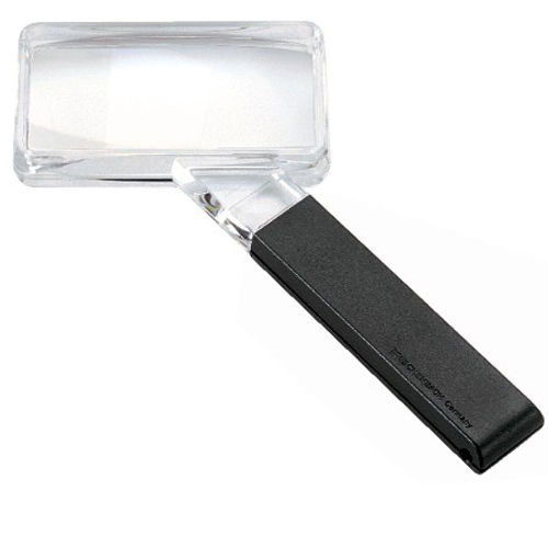 2X / 3.9D Eschenbach Biconvex Handheld Magnifier - 100 x 50 mm - Click Image to Close